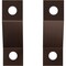 Ekena Millwork Premium Z-Brackets for Barn Door Track (set of 2), Rustic Brown GB6001TZRB - alternate 4